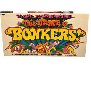 Vintage 1970's Parker Brothers THIS GAME IS BONKERS Board Game
